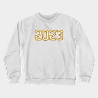 2023 Year Gold Foil Balloon Style Crewneck Sweatshirt